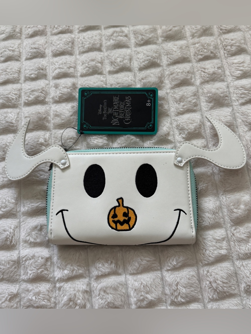 NEW Disney LoungeFly Nightmare Before Christmas Halloween Zip Around Wallet